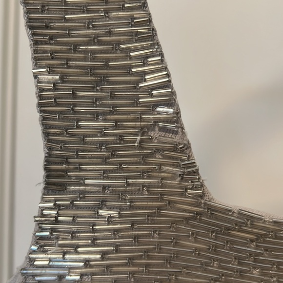 Silver Staud Beaded Le Sable Dress - Picture 9 of 12